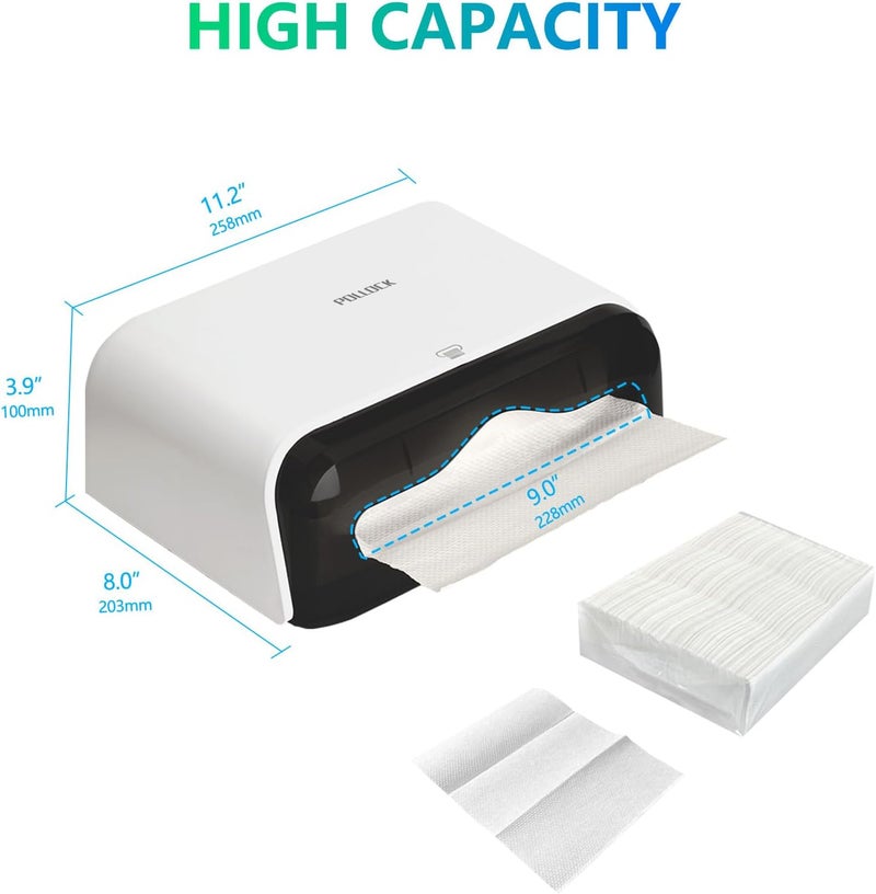 pollock Commercial Paper Towel Dispenser Holder Wall Mount, Multi-fold Trifold C Fold Hand Towel Dispenser, Bathroom Paper Towel Dispenser, Toilet Paper Napkin Holder - Image 2